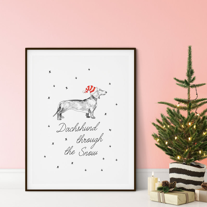 Dachshund Through The Snow | Christmas