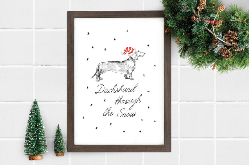 Dachshund Through The Snow | Christmas