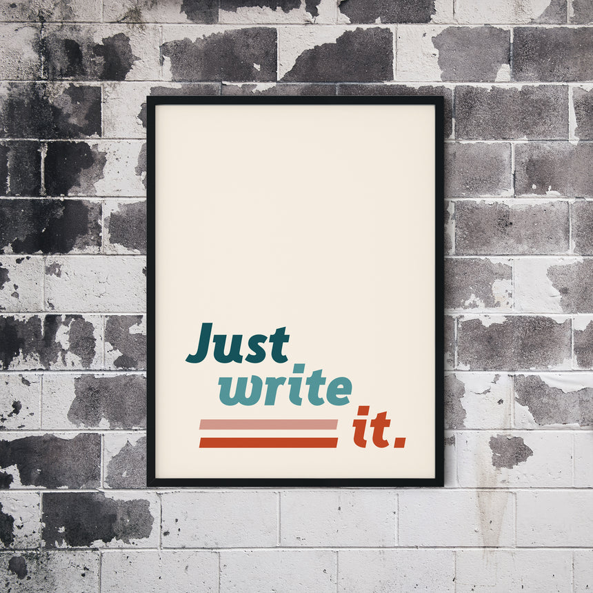 Just Write It | Quirky Work