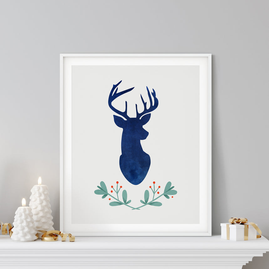 Stag Print | Christmas
